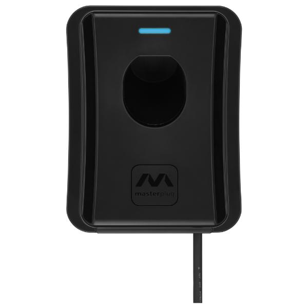 Masterplug Tethered 5m Type 2 Smart EV Wall Charger Mode 3 Black 7.4kW