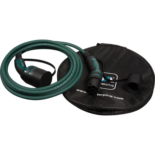 Masterplug Mode 3 Type 2 EV Charging Cable & Case, Single Phase, 5m