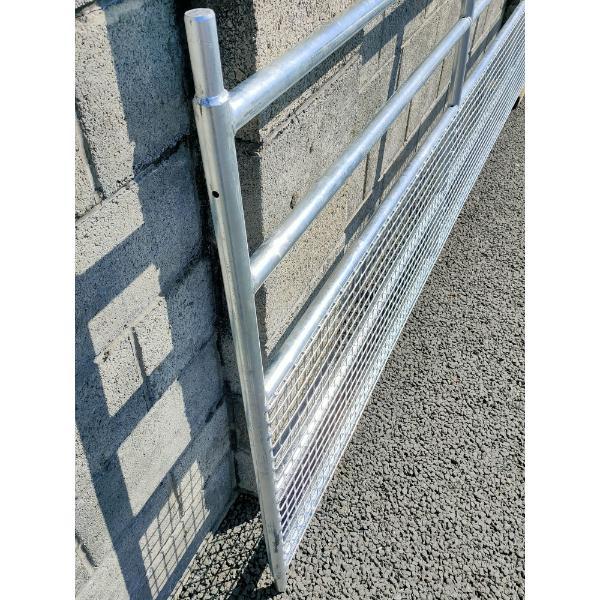 Buffalo GL6 Galvanised Half Mesh Farm Gate 13FT