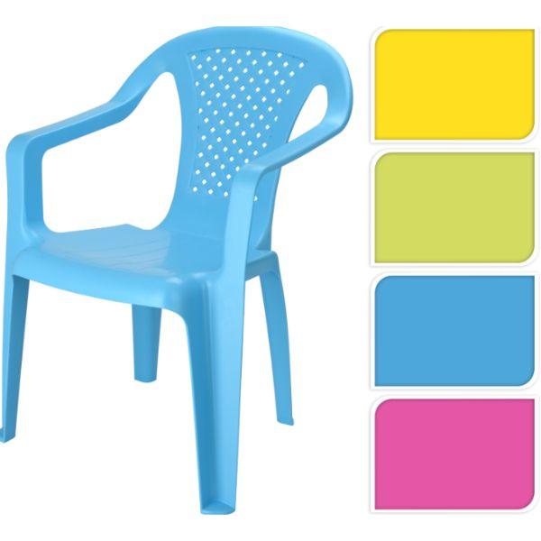Childrens Plastic Chair in Assorted Colours