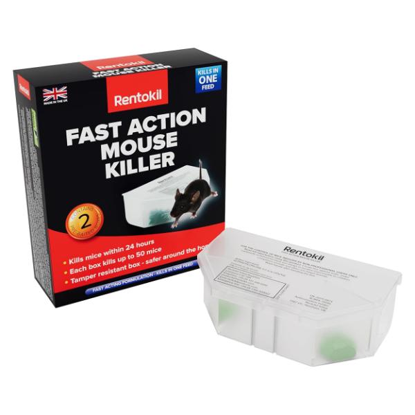Rentokil Fast Action Mouse Killer Twin pack