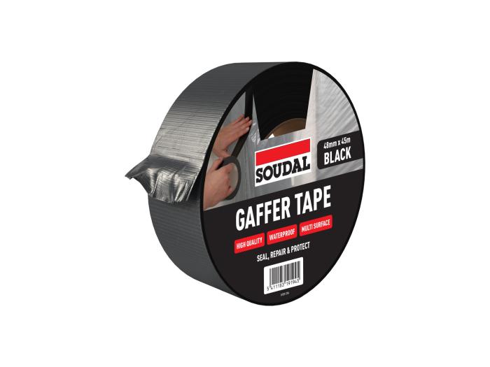 Soudal Gaffer Tape 48mm x 45m Black