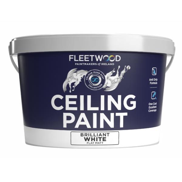 Fleetwood Ceiling Paint Brilliant White 10L