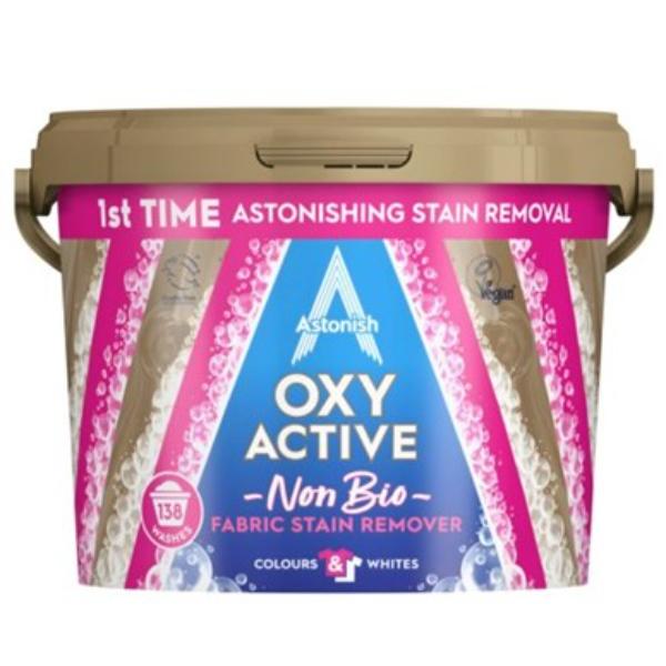 Astonish Oxy Active Non Bio Fabric Stain Remover 3Kg