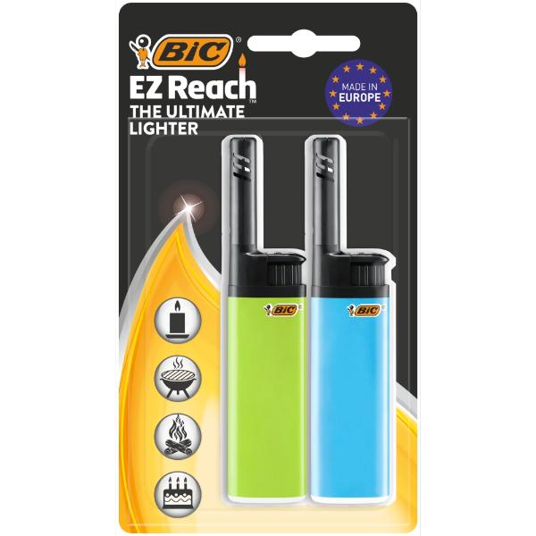 BIC EZ Reach Ultimate Lighter 2pk