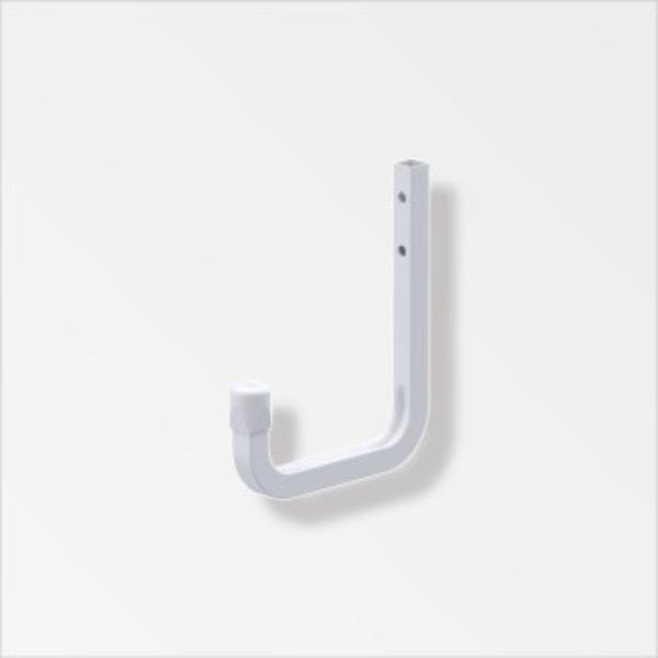 Alfer Wall Hook White Powder Coated 115mm