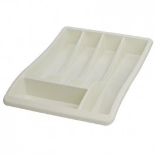 Plastic Cutlery Tray Cream