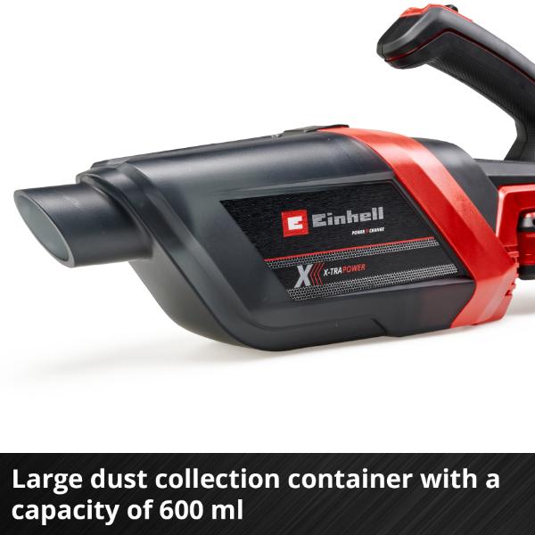 Einhell PXC 36V TE-VC 36/30 Li S 30 Litre Stainless Steel Wet and Dry Vac - Bare Unit