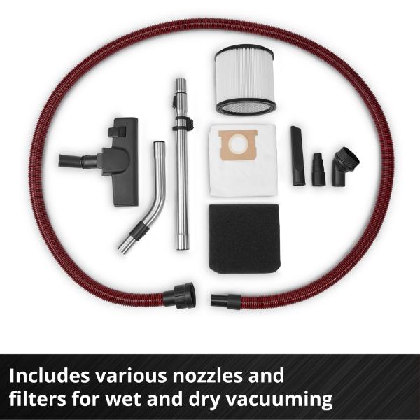 Einhell PXC 18V TE-SV 18 Li Stick Vacuum Cleaner - Bare Unit
