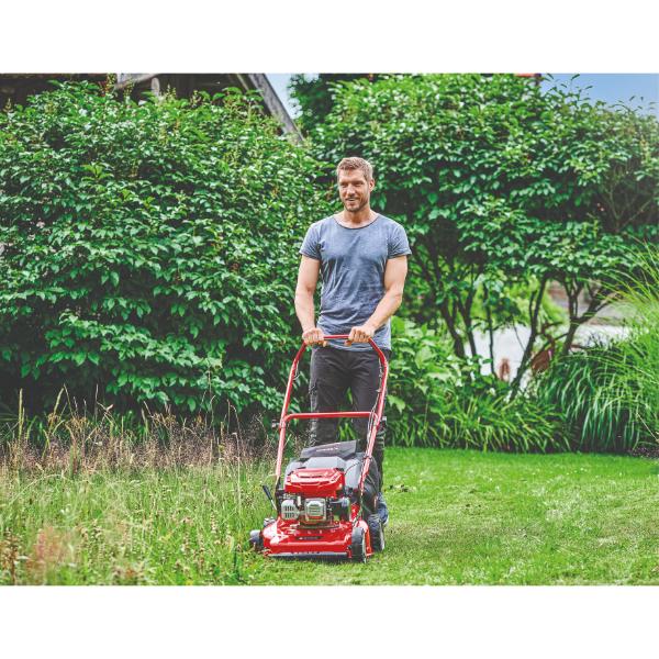 Einhell GC-PM 46/5 S, 46cm Petrol Self Propelled Lawn Mower - Steel Deck