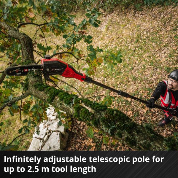 Einhell Professional PXC 18V GP-LC 18/20 Li T BL Cordless 20cm Brushless Pole Pruner - Bare Unit