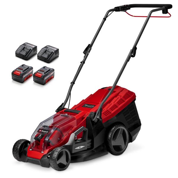 Einhell PXC 36V GE-CM 36/36 Li Cordless 36cm Brushless Mower Kit 2x 4.0Ah