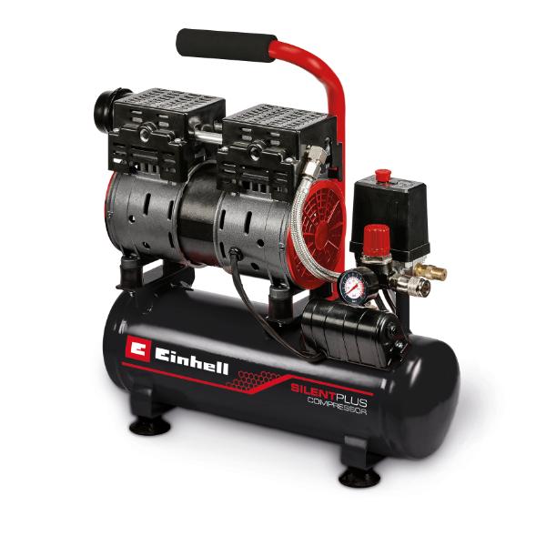Einhell TC-AC 6 Silent 0.75HP 6 Litre 8 Bar Silent Oil Free Compressor 230V