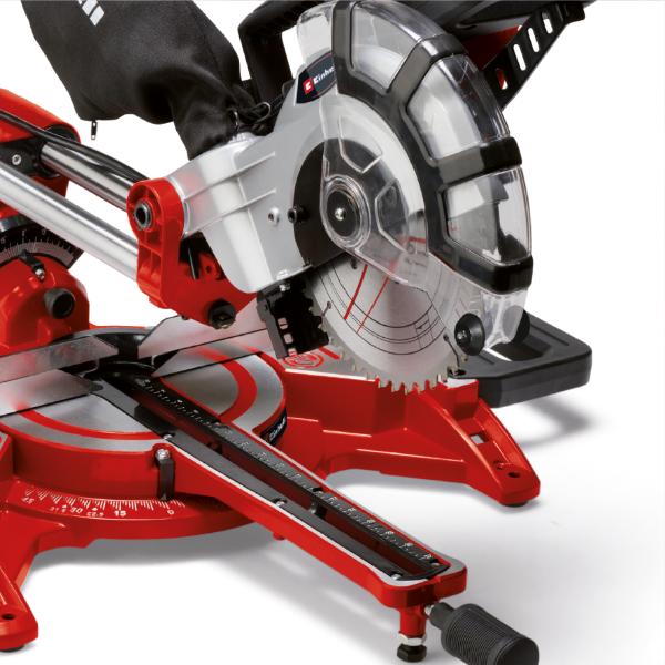 Einhell TC-SM 2131/1 Dual 1800W 210mm Double Bevel Sliding Mitre Saw 230V