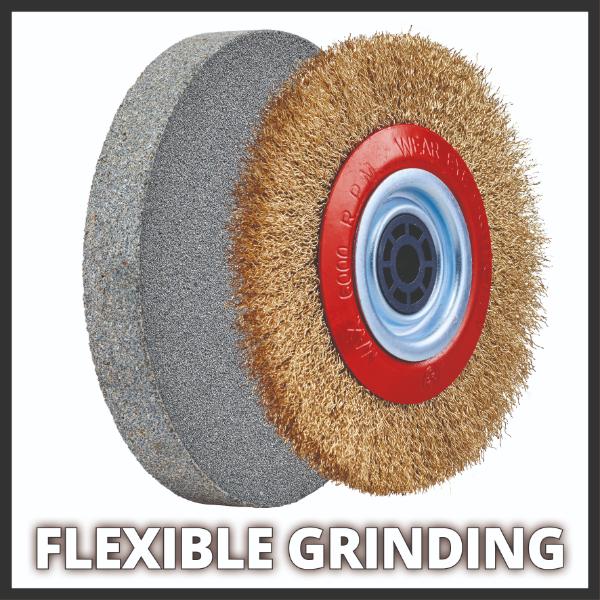 Einhell TC-BG 150 B 185w 150mm Bench Grinder with brushed wheel 230V