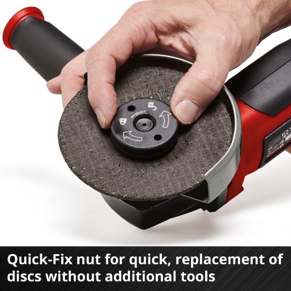 Einhell PXC 18V TE-AG 18/115 Q Li 115mm Angle Grinder