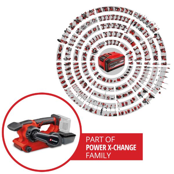 Einhell Professional PXC 18V TP-BS 18/457 Li Brushless Belt Sander - Bare Unit