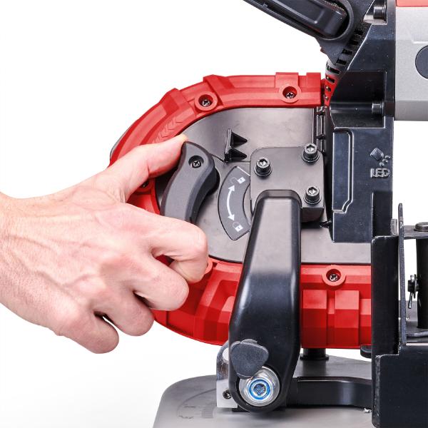 Einhell PXC 18V TE-MB 18/127 U Li 127mm Metal Cutting Bandsaw & Stand - Bare Unit