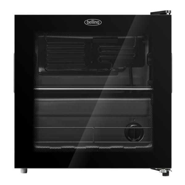 Belling Compact Glass Door Beverage Cooler Black BDC44BK E Rated