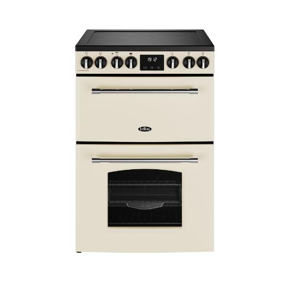 Belling 60cm Mini Farmhouse Slot in Cooker Cream FH60ECRM AA Rated