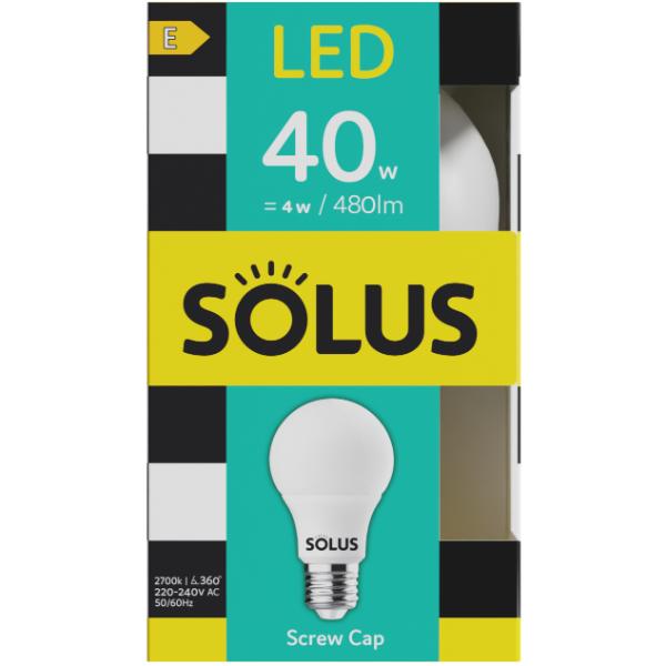 Solus 40W = 4W ES A55 SMD Non-Dimmable LED