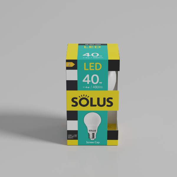 Solus 40W = 4W ES A55 SMD Non-Dimmable LED