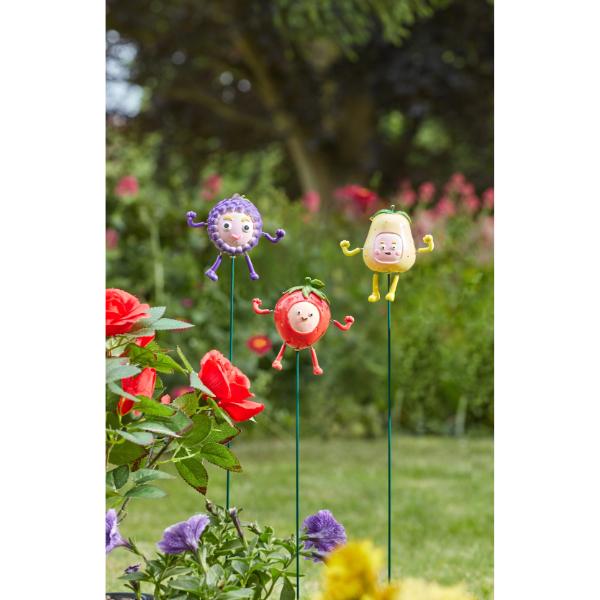 Smart Garden Flamboya Frooties Strawberry, Pear, Blackberry Loony Stake Light