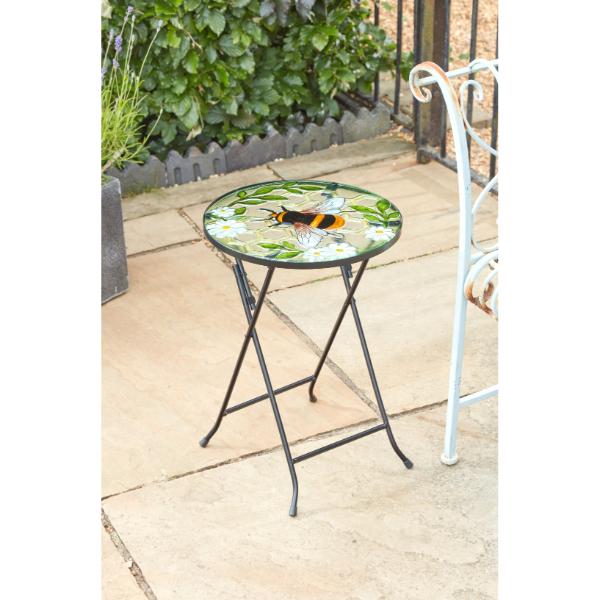 Smart Garden Flamboya Bee Glass Table