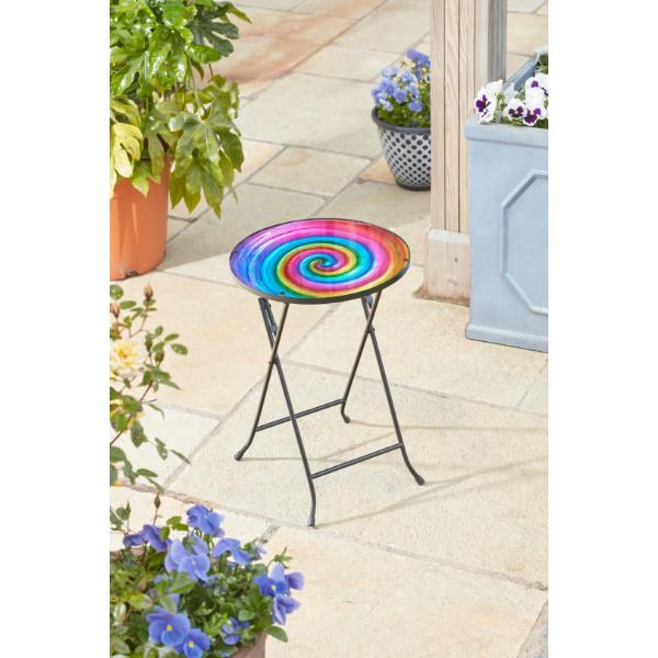 Smart Garden Flamboya Rainbow Glass Table