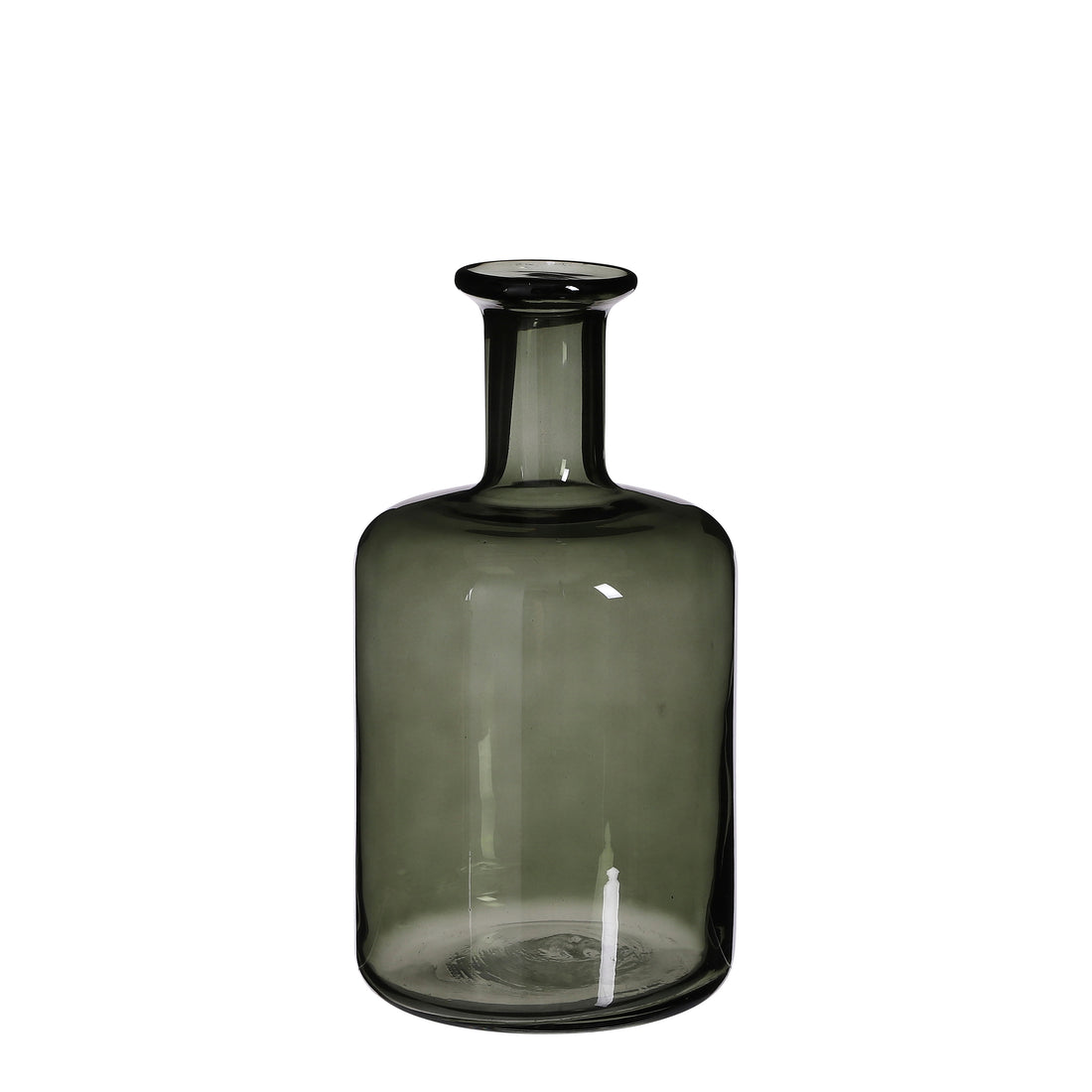 Mica Regal Bottle Vase 30cm X16cm - Smoke