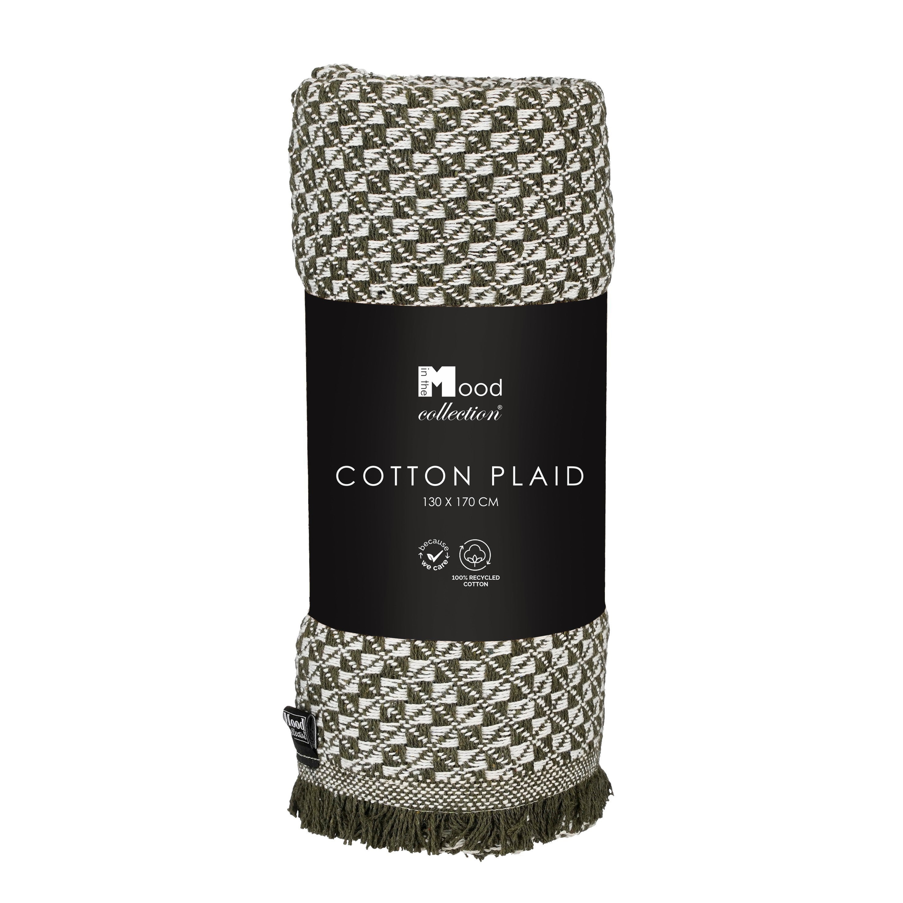 Mica Diamond Throw - Sage 170cm X 13cm