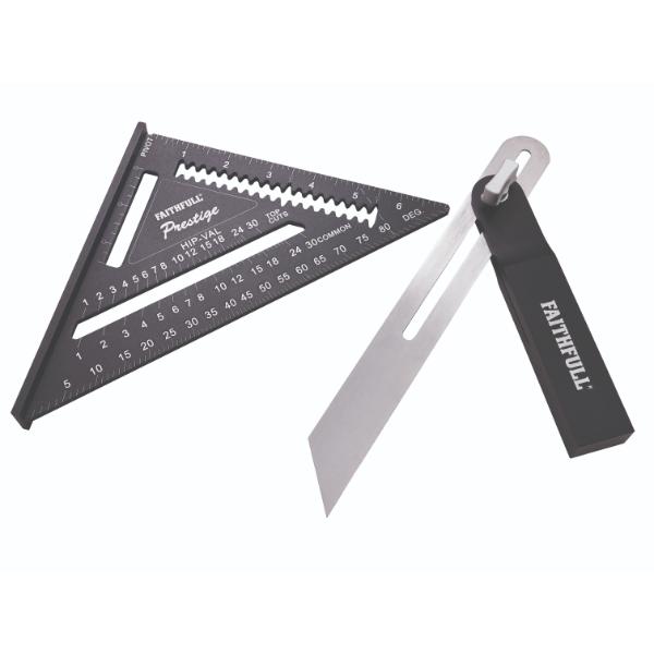 Faithfull CNC Sliding Bevel & Quick Square Set