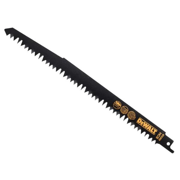 DeWalt DT2352QZ HCS Wood Cutting Reciprocating Blade 240mm Pack of 5