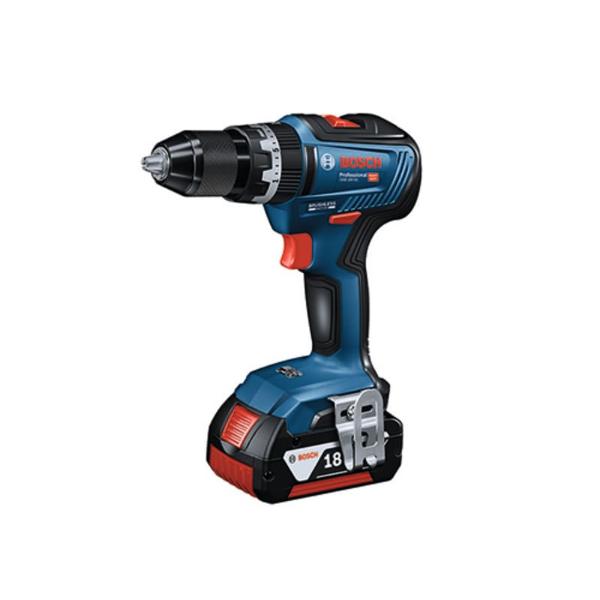 Bosch 18V-55 Professional Combi Drill with 2 5A Batteries & Charger