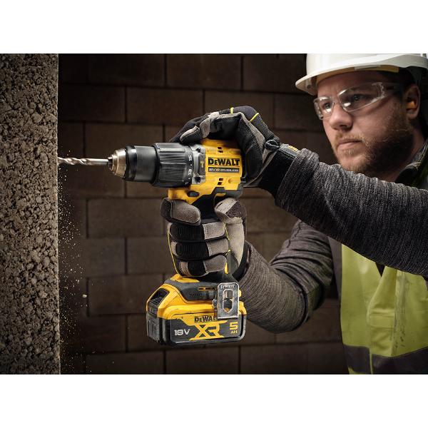 Dewalt 18V Combi Drill with 2 X 5A Batteries & Charger