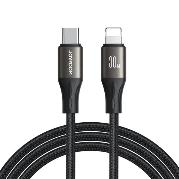 Joyroom 30W Type C to Lighting Data Cable 1.2m Black
