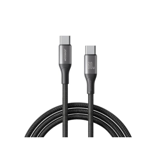 Joyroom SA28 60W Braided Nylon Cable C-C 2m Black
