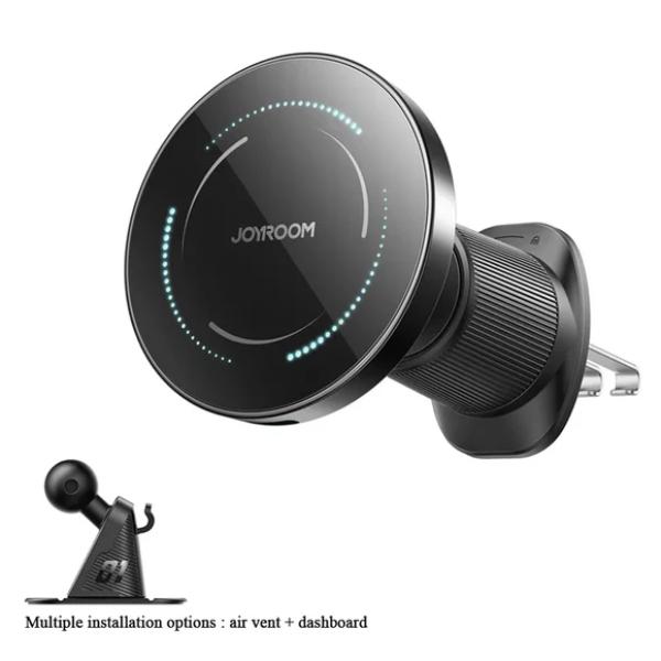Joyroom Wireless Car Holder Charger Dash & Vent