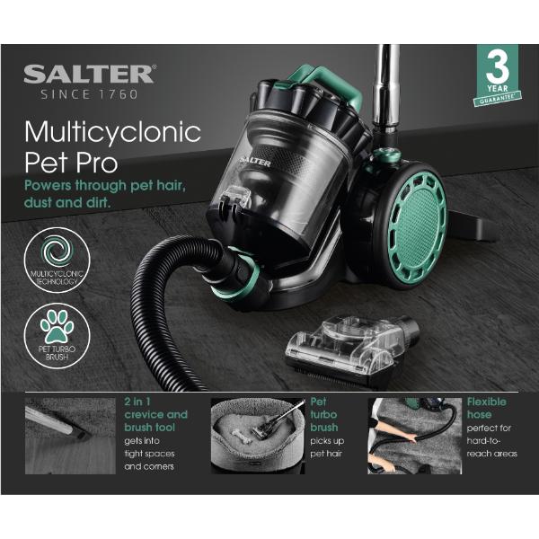 Salter Multicyclonic Pet Pro 700W 2.5L Vacuum
