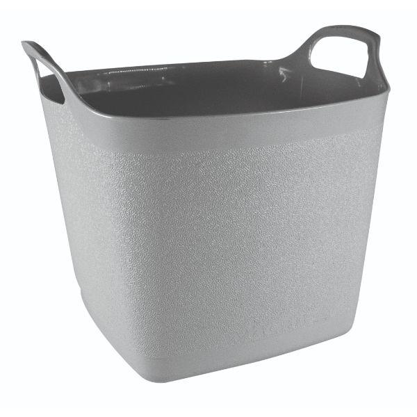 Town & Country 25L Square Flexi-Tub Soft Grey