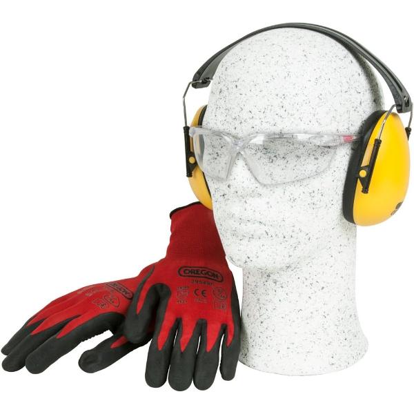 Oregon Safety Kit (Ear Muffs, Gloves, Safety Glasses)