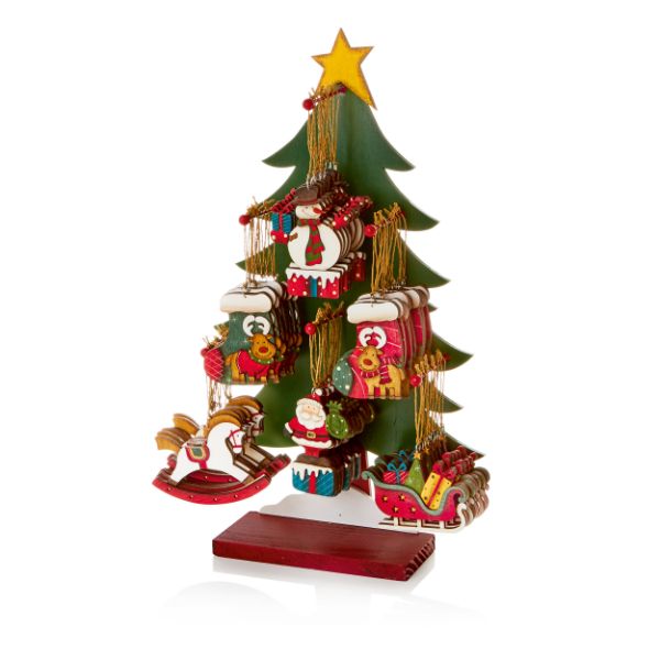 Christmas Cheer Wooden hanger