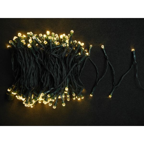 240 LED Warm White Connectable Diamond String Christmas Lights