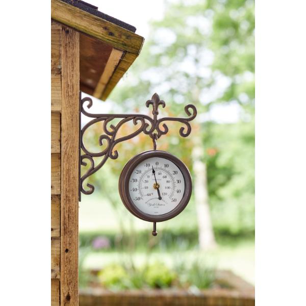 Smart Garden Outside In Designs York Clock Bronze 25cm