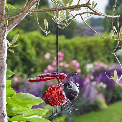 Smart Solar Hanging Bug Light - Ladybird