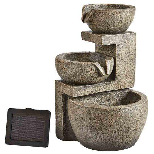 Smart Water Feature Solar Powered Genoa Cascade