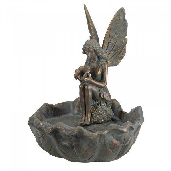 Smart Water Feature Solar Powered Fairy Leaf Fountain