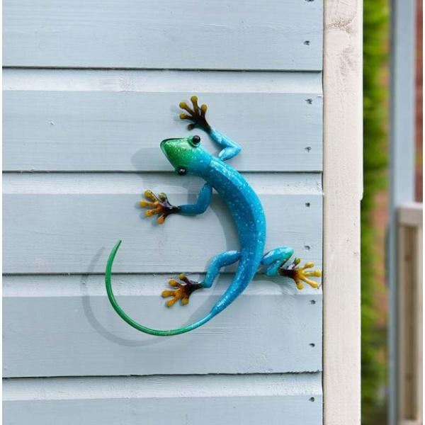 Smart Garden Décor Hangers On Decor Gecko - Azure