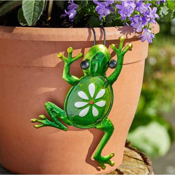Smart Garden Décor Hangers On Fancy Frog Pot Hanger