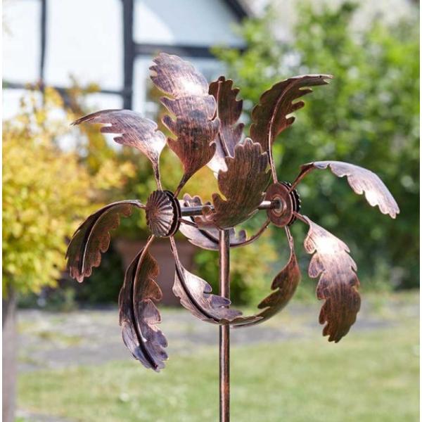 Smart Garden Décor Oak Leaf Wind Spinner 120Cm High